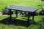 Milan garden table with aluminum glass top - Colour: anthracite, Length: 1400 mm, Width: 800 mm, Height: 590 mm