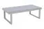 Coffee table Verona made of aluminum - color: grey aluminum, length: 1400 mm, width: 700 mm, height: 460 mm