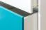 Children's Desk Aalst 23 | Oak/White/Blue | 86 x 125 x 55 cm | Modern Design | 2 Drawers