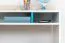 Children's Desk Aalst 23 | Oak/White/Blue | 86 x 125 x 55 cm | Modern Design | 2 Drawers
