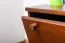 Shoe cabinet solid pine wood, Walnut Junco 216 - Measurements: 44 x 72 x 30 cm (H x W x D)