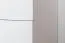 Garim 10 Display Case | White High Gloss | 123 x 60 x 40 cm | Glass Door, Drawer, LED Lighting