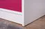 Chest of Drawers Walter 07 | White / Pink High Gloss | 133 x 80 x 40 cm | Modern Storage Solution