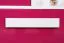 Children's Wardrobe Walter 03 | White & Pink High Gloss | 191 x 80 x 40 cm | Modern Hinged Door