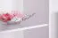 Children's Wardrobe Walter 04 | White & Pink High Gloss | 191 x 40 x 40 cm | Modern Storage for Kids