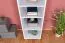 Amanto 11 Shelf Unit | White/Ash | 173 x 38 x 34 cm | Modern Storage Solution