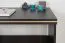 Desk Amanto 12, Colour: Black / Ash - Measurements: 79 x 120 x 52 cm (H x W x D)