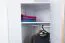 Children's Wardrobe Dennis 14 | Hinged Door Cabinet | Ash/White | 188 x 71 x 71 cm
