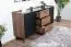Chest of Drawers Mairenke 05 | Walnut / Black Matt | 79 x 150 x 40 cm | Modern Storage Unit