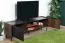 TV Base Cabinet Mairenke 07 | Walnut / Black Matt | 47 x 150 x 40 cm | Modern Design