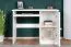 Desk solid pine solid wood white lacquered Junco 192 - Dimensions 75 x 110 x 55 cm