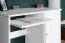 Desk solid pine solid wood white lacquered Junco 192 - Dimensions 75 x 110 x 55 cm