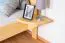 Double bed / guest bed solid pine solid wood natural 67, incl. slatted frame - dimensions 160 x 200 cm