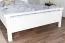Children's Bed White Solid Pine 69 | Youth Bed 140 x 200 cm | Incl. Slatted Frame | Easy to Combine | Quality