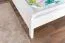Elegant Youth Bed Solid Pine 69 | White | 160 x 200 cm | Slatted Frame Included | Premium Craftsmanship | Easy Assembly