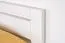 Single bed, modern guest bed solid pine 72, in white, incl. slatted frame, lying surface 80 x 200 cm, high wood quality, easy to combine