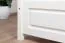 Children's Bed / Youth Bed Solid Pine White Lacquered 78 | 120 x 200 cm | Includes Slatted Frame