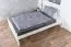 Modern Children's Bed | White Solid Pine | 120 x 200 cm | Includes Slatted Frame | Sturdy & Durable