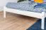 White Children's Bed | Solid Pine | Includes Slatted Frame | 140 x 200 cm | Modern Design