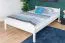 White Children's Bed | Solid Pine | Includes Slatted Frame | 140 x 200 cm | Modern Design