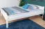 White Children's Bed | Solid Pine | Includes Slatted Frame | 140 x 200 cm | Modern Design