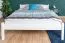 White Children's Bed | Solid Pine | Includes Slatted Frame | 140 x 200 cm | Modern Design