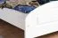 White Children's Bed | Elegant Youth Bed Solid Pine 88 | 90 x 200 cm | Slatted Frame Included | Quick Assembly