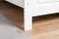 White Children's Bed | Elegant Youth Bed Solid Pine 88 | 90 x 200 cm | Slatted Frame Included | Quick Assembly
