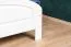White Children's Bed | Elegant Youth Bed Solid Pine 88 | 90 x 200 cm | Slatted Frame Included | Quick Assembly