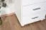 White Solid Pine Chest of Drawers Columba 19 | 4 Drawers | 101 x 60 x 50 cm | Modern & Durable