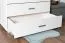 Chest of Drawers 3 Drawers Solid Pine Columba 21 | White | 79 x 100 x 50 cm | Spacious Storage | Simple Premium Design