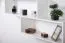 Hanging Wall Shelf Solid Pine White Lacquered | Junco 280 | 85 x 180 x 20 cm | Modern 3-Compartment Design