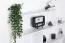 Hanging Wall Shelf Solid Pine White Lacquered | Junco 280 | 85 x 180 x 20 cm | Modern 3-Compartment Design