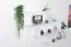 Hanging Wall Shelf Solid Pine White Lacquered | Junco 280 | 85 x 180 x 20 cm | Modern 3-Compartment Design