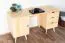 Solid Pine Wood Desk Natural Aurornis 69 | Modern Design | 75 x 142 x 55 cm | Spacious Storage