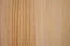 Solid Pine Wood Shelf Junco 48A | Natural Finish | 120 x 100 x 42 cm | 2 Drawers, 2 Compartments