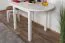 Table solid pine wood wood wood wood wood White lacquered Junco 231A (round) - 120 x 75 cm (W x D)