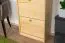 Shoe Cabinet Solid Pine Natural Junco 213 | 3 Tilting Drawers | Space-Saving | 115 x 58 x 30 cm