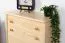 Shoe Cabinet Solid Pine Natural Junco 217 | 98 x 72 x 30 cm | Space-Saving Storage | 2 Tilting Drawers