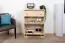 Shoe Cabinet Solid Pine Natural Junco 217 | 98 x 72 x 30 cm | Space-Saving Storage | 2 Tilting Drawers