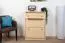 Shoe Cabinet Solid Pine Natural Junco 217 | 98 x 72 x 30 cm | Space-Saving Storage | 2 Tilting Drawers