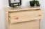 Shoe Cabinet Solid Pine Natural Junco 217 | 98 x 72 x 30 cm | Space-Saving Storage | 2 Tilting Drawers