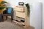 Shoe Cabinet Solid Pine Natural Junco 217 | 98 x 72 x 30 cm | Space-Saving Storage | 2 Tilting Drawers