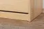 Shoe Cabinet Solid Pine Natural Junco 217 | 98 x 72 x 30 cm | Space-Saving Storage | 2 Tilting Drawers