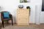 Shoe Cabinet Solid Pine Natural Junco 217 | 98 x 72 x 30 cm | Space-Saving Storage | 2 Tilting Drawers