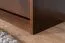 Shoe cabinet solid pine walnut Junco 218 - Dimensions: 62 x 72 x 30 cm (H x W x D)