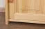 Nightstand Solid Pine Wood Natural Finish Junco 131 | 65 x 40 x 35 cm | Modern Design | 1 Drawer
