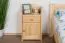 Nightstand Solid Pine Wood Natural Finish Junco 131 | 65 x 40 x 35 cm | Modern Design | 1 Drawer