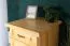5 Drawer chest Pipilo 22, solid pine wood, clearly varnished - H88 x W53 x D54 cm