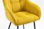 Maridi 251 chair, color: yellow - Dimensions: 81 x 57 x 61 cm (H x W x D)